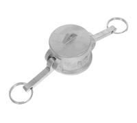 Gatuida Tapa Antipolvo para Acoplador de Manguera Camlock de Acero Inoxidable 1 1/2 Tipo Dc, Resistente al Desgaste y Portátil para Sistemas de Tanques de Aceite