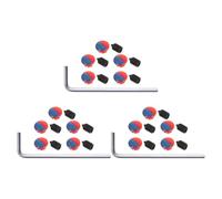 Gatuida Tapa para Grifo de Fregadero de Cocina Señal de Agua Caliente y Fría 15 Botones Indicadores de Temperatura Resistentes Corrosión Accesorios para Manija de Grifo de Lavabo Baño