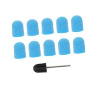 Gatuida Tapas de Lijado de Repuesto para Manicura 10 Unidades Tamaño Estándar Resistentes al Desgaste Uso Profesional para Cuidado de Uñas y Pedicura con Cabezal para Pulir Uñas