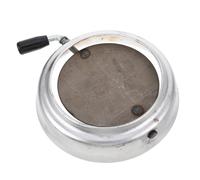 Gatuida Tapón de Chimenea Metálico de 5 Pulgadas para Estufa y Caldera, Regulador de Tiro Placa Selladora Resistente al Humo, Bloqueo Hermético y Compatible para Calefacción Doméstica