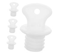 Gatuida Tapones para Bolsas de Agua Caliente 4 Piezas Tapón de Plástico Resistente a Prueba de Fugas Cierre Hermético Compatible Bolsas Térmicas para Terapias de Calor en Hogar y Salud