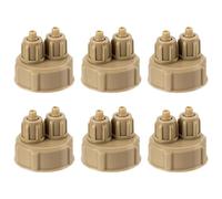 Gatuida Tapones Rápidos para Botellas de Co2, Sellado Fácil, 6 Piezas | Plástico Abs Técnico, para Botella de Bebida y Reactor DIY de Dióxido de Carbono, Uso Sencillo