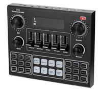 Gatuida Tarjeta De Sonido V9 para Transmisión, Dispositivo Cambiador De Voz 4 Efectos Personalizados y 12 Efectos Obsequios, Chip Dsp De 32 bits, Conexión Plug and Play Compatible Móvil y Ordenador