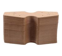 Gatuida Tarjetas de Exhibición para Joyería 300 Piezas Cartón Kraft Marrón Tamaño Pequeño para Presentación de Pendientes y Collares en Eventos