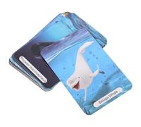 Gatuida Tarjetas Didácticas Educativas de Animales Marinos para Juego Portátil de 1 Set Tarjetas Resistentes Reflejos Material de Aprendizaje para Desarrollo Cognitivo y Motricidad