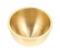 Gatuida Taza de Agua Budista de Cobre Puro Dorado Copa de Ofrenda Resistente y Duradera para Rituales Diseño Simple y Artesanal para Templo y Pequeño