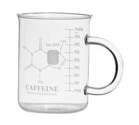 Gatuida Taza Medidora De Vidrio Con Asa Escala Precisa Para Controlar Concentración De Café Vaso Transparente Para Uso Seguro y Profesional Preparación De Bebidas