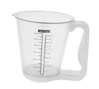 Gatuida Taza Medidora Digital Grande con Pantalla LCD Báscula de Cocina Electrónica para Pesaje Preciso y Medición de Temperatura Blanca