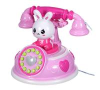 Gatuida Teléfono de Juguete de Simulación para Niños Telefono Falso Juguete de rol Plástico Seguro 1 Pc