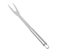 Gatuida Tenedor para Barbacoa de Acero Inoxidable con Gancho Colgante Mango Seguro para Asar Carne y Patatas Cocina y Picnic