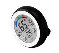 Gatuida Termómetro Digital Multifunción con Pantalla Táctil Medidor Preciso de Temperatura y Humedad para Habitaciones Infantiles Hogar y Oficina Diseño Práctico y Versátil con Soporte y