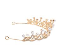 Gatuida Tiaras de Boda Dorada Princesa Accesorio el Cabello con Gemas de Imitación Vintage para Bodas Fiesta de Cumpleaños Graduación Fiesta de Princesa