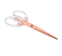 Gatuida Tijeras para Manualidades de Aluminio y PP Seguras y Portátiles para Scrapbooking Oficina y DIY Color Rosa Dorado Ligeras y Duraderas