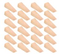Gatuida Tope de Puerta de Madera 40 Unidades Cuñas Decorativas de 6x2x2 Cm Bloque para Suelos Interiores Sujeta Puertas Reducción de Ruido Protección Anticolisión y Batientes
