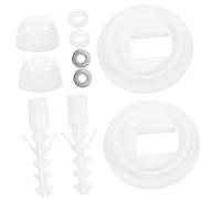 Gatuida Tornillos de Asiento de Inodoro Inoxidable Fijaciones para Asiento de Inodoro con Junta de Sellado Instalación y Alta Resistencia Accesorios para Baño