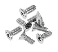 Gatuida Tornillos de Freno de Disco de Acero Inoxidable 8 Piezas para Rotor Delantero, Pernos de Montaje Resistentes para Sistema de Frenos de Automóviles, Uso Automotor y Mantenimiento