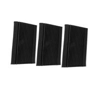 Gatuida Trampa De Graves De Esquina Antiflama De Alta Densidad 3 Piezas 12x12x24 Cm Paneles Acústicos Absorbentes Del Sonido Para Aislamiento Acústico Ktv y Paredes Interiores