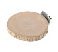 Gatuida Trampolín para Mascotas Plataforma de Madera Desmontable Soporte de Juguete para Ardillas Chinchillas Loros y Hámsteres Accesorio de Jaula para Pájaros