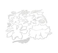 Gatuida Troquel de Corte de Metal para Scrapbooking Diseño de Flores, Plantilla de Decorativa de Acero para Tarjetas DIY y Manualidades, Herramienta Versátil para Álbumes y Proyectos