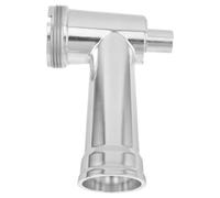 Gatuida Tubo para Picadora de Carne Eléctrica, Tubo de Salchicha, Aleación de Aluminio, Plata, Accesorio para Embutidora de Salchichas, para Verduras y Máquina Picadora de Carne Eléctrica