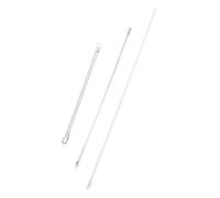 Gatuida Varillas para Persianas Verticales Transparentes Repuesto de 3 Piezas 12 17 y 24 Varilla Inclinable Resistente para Cortinas Hogar y Oficina