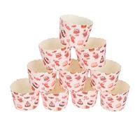 Gatuida Vasos de Papel para Magdalenas Pequeños Resistentes al Horno, Moldes Redondos para Cupcakes, 200 Unidades para Hornear Alta Temperatura Varios estilos