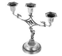 Gatuida Vela Sagrada Decoración Linterna Lámpara Varita Mágica Cálido Velas para Candelabros Batería De Vela Conmemorativa Te Ligero Farolillos para Velas Luces Oro Silver Aleación De Zinc