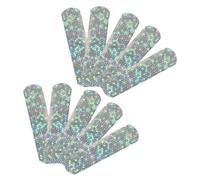 Gatuida Vendajes Adhesivos para Heridas Purpurina 10 Piezas, Transpirables, Impermeables, Pequeñas Tiras Brillantes, para Cuidado de Primeros Auxilios en Niños y Adultos