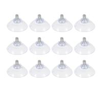 Gatuida Ventosas Transparentes con Tornillo y Tuerca Soporte Antideslizante para Fijación Vidrio para Espejos y Acuarios Resistente al Envejecimiento