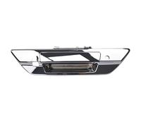 GAUBXCT fundas de manija para puerta Trim Manija de puerta trasera con orificios para llave cámara 69090-0K110 690900K110 Compatible Toyota Hilux Revo 2015-2018 Manilla Tirador Lateral(Silver A)
