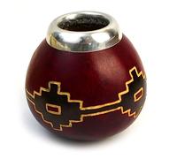 Gaucho Cebar Calebasse PERU 200-250 ml | Calabaza chilena | Calabaza natural | Calabaza para té yerba mate | taza de té mate | taza de té mate natural yerba mate