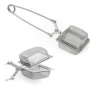 Gaucho Cebar Colador de té para té suelto ● Colador de té de acero inoxidable 304 ● colador de té reutilizable ● Colador para la mayoría de tazas ● Colador de té y hierbas
