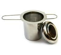 Gaucho Cebar Colador de té para té suelto ● Colador de té de acero inoxidable 304 ● colador de té reutilizable ● Colador para la mayoría de tazas ● Colador de té y hierbas