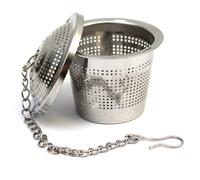 Gaucho Cebar Colador de té para té suelto ● Colador de té de acero inoxidable 304 ● colador de té reutilizable ● Colador para la mayoría de tazas ● Colador de té y hierbas