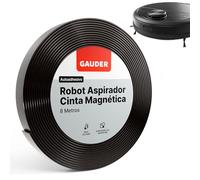 GAUDER Cinta magnética Robot Aspirador - Tira delimitadora para Robot Aspirador - Muro Virtual Compatible con Neato, Xiaomi, Miele, Vorwerk & Tesvor (8 m x 25 mm)