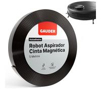GAUDER Cinta magnética Robot Aspirador - Tira delimitadora para Robot Aspirador - Muro Virtual Compatible con Neato, Xiaomi, Miele, Vorwerk & Tesvor (5 m x 25 mm)