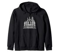 Gaudi Arte Lineal Arquitecto Sudadera con Capucha
