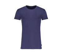 Gaudi- Camiseta de algodón con logo y aplicación- Tops- Hombre- Azul- XL- Camiseta de algodón con logo y aplicación