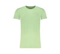 Gaudi- Camiseta de algodón verde con logo estampado- Tops- Hombre- Verde- 2XL- Camiseta de algodón verde con logo estampado