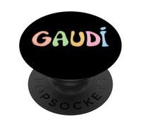 Gaudí Colors - Arte Modernista Vibrante y Único PopSockets PopGrip Adhesivo