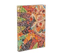 Gaudi’s Sun (Gaudi’s Mosaics) Midi Lined Hardback Journal (Wrap Closure)