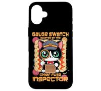 Gauge Swatch AUDITED by The Chief Fuzz Inspector Carcasa para iPhone 16 Plus