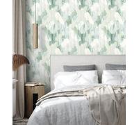 GAULAN 500681457 - Papel pintado vinílico ecológico de diseño artístico de pinturas acuarela con textura en relieve para pared salón cocina baño dormitorio - Muestra DIN A4