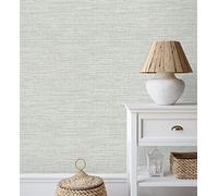 GAULAN 500682343 - Papel pintado vinílico ecológico efecto fibra vegetal tejida teñida con textura en relieve para pared salón cocina baño pasillo comedor - Muestra DIN A4