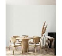 GAULAN 500682457 - Papel pintado vinílico de espigas efecto fibra vegetal nácar y blanco con textura en relieve para pared salón cocina baño dormitorio - Muestra DIN A4