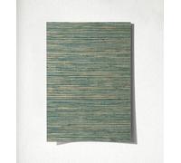 GAULAN 500682923 - Papel pintado imitación fibra vegetal blanca para pared salón dormitorio pasillo comedor - Muestra DIN A4