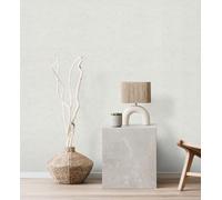 GAULAN 500683479 - Papel pintado vinílico con textura de arcilla natural en tonos gris claro para pared salón cocina baño dormitorio pasillo - Muestra DIN A4