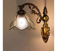 GAUUA Tiffany Estilo De Pared, Vidrio Sombra Lámpara De Pared, Estilo Victoriano Metal Pared Luminarias para La Vida Pasillo Dormitorio Baño Junto A La Cama Decorativo