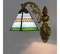 GAUUA Tiffany Estilo De Pared, Vidrio Sombra Lámpara De Pared, Estilo Victoriano Metal Pared Luminarias para La Vida Pasillo Dormitorio Baño Junto A La Cama Decorativo