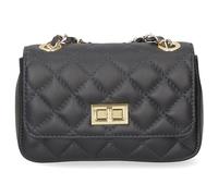 Gave Lux Bolso al hombro de mujer Carolina de piel auténtica 13x20x6 cm GLX22107323FBG-PARENT, Azul vaquero, 13.0 x 20.0 x 6.0